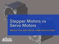 Stepper Motors versus Servo Motors